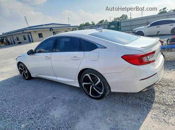 1HGCV1F3XLA071440 2020 HONDA ACCORD White Rear left