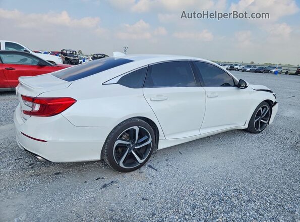1HGCV1F3XLA071440 2020 HONDA ACCORD White Rear right