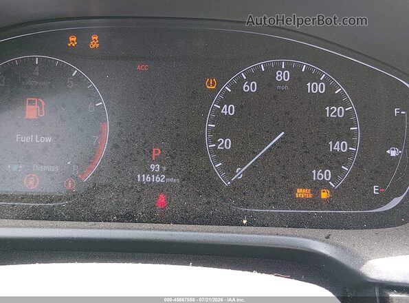 1HGCV1F3XLA089307 2020 HONDA ACCORD Белый Вид задних сидений