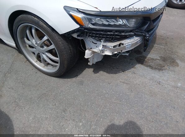 1HGCV1F3XLA089307 2020 HONDA ACCORD Белый Вид спереди