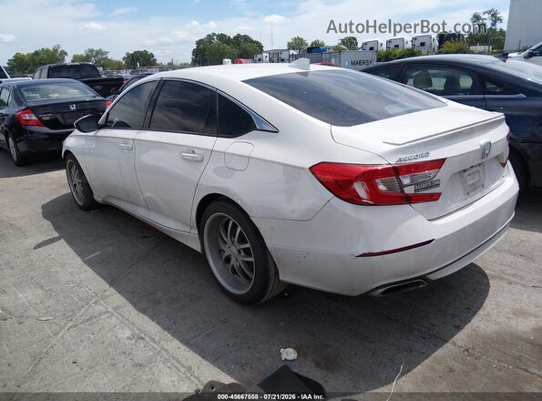 1HGCV1F3XLA089307 2020 HONDA ACCORD Белый Задняя левая четверть