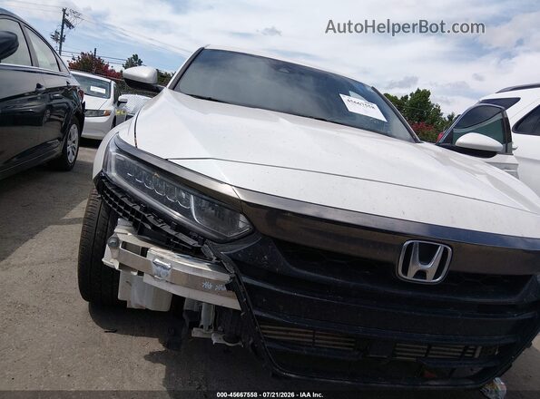 1HGCV1F3XLA089307 2020 HONDA ACCORD Белый Вид задней части салона