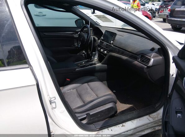 1HGCV1F3XLA089307 2020 HONDA ACCORD Белый Вид салона спереди