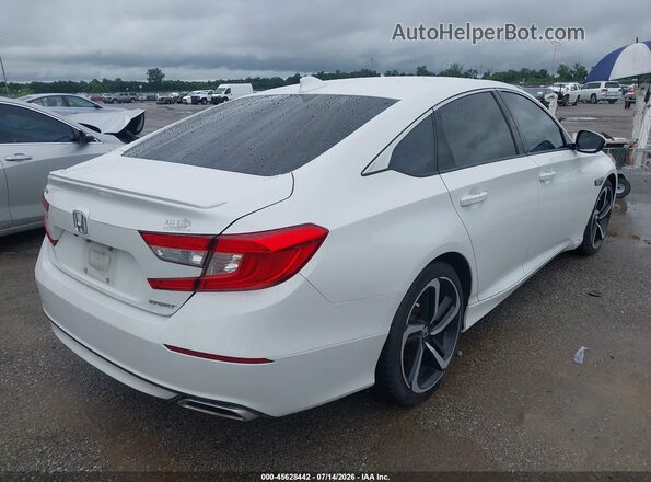 1HGCV1F3XLA094975 2020 HONDA ACCORD White Հետևի աջ