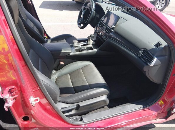 1HGCV1F3XLA130275 2020 HONDA ACCORD Red Widok wnętrza z przodu