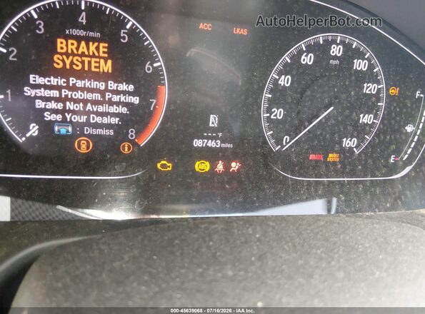 1HGCV1F3XLA130275 2020 HONDA ACCORD Red Widok tylnych siedzeń