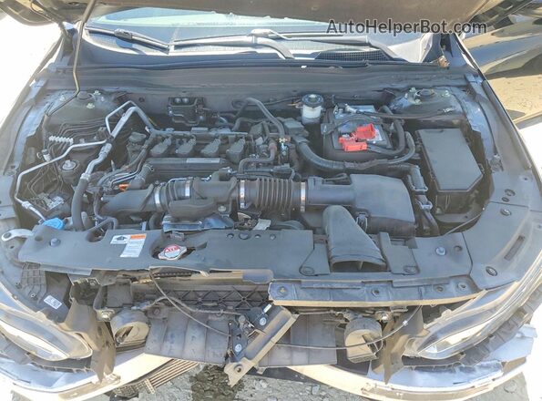 1HGCV1F3XLA140918 2020 HONDA ACCORD Black Rear interior view