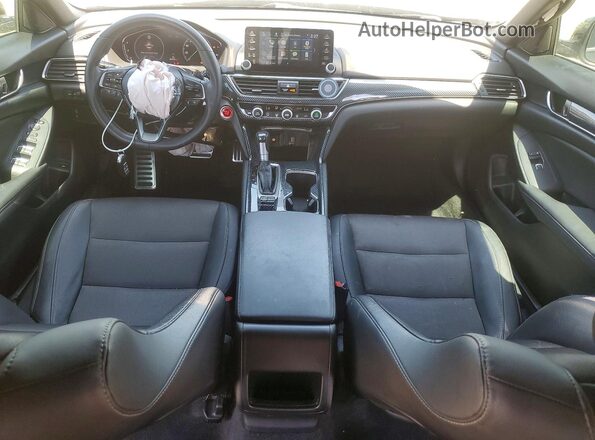 1HGCV1F3XLA140918 2020 HONDA ACCORD Black Dashboard view