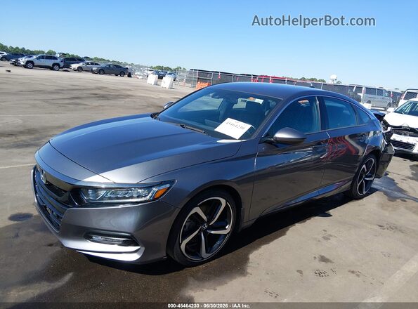 1HGCV1F3XLA148727 2020 HONDA ACCORD Gray Przód lewy