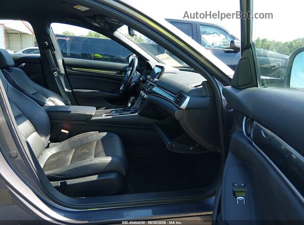 1HGCV1F3XLA148727 2020 HONDA ACCORD Gray Widok wnętrza z przodu
