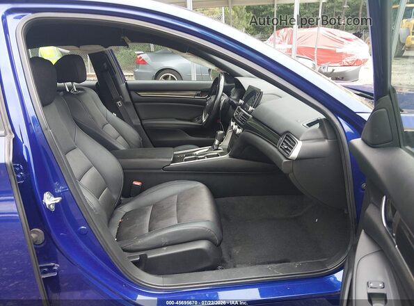 1HGCV1F3XLA149912 2020 HONDA ACCORD Blue Front interior view