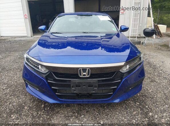1HGCV1F3XLA149912 2020 HONDA ACCORD Blue Instrument cluster view