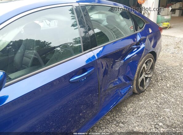 1HGCV1F3XLA149912 2020 HONDA ACCORD Blue Front view