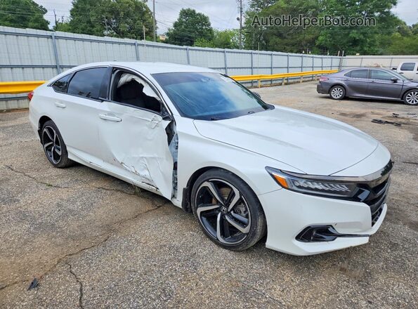 1HGCV1F3XMA082763 2021 HONDA ACCORD White Front right