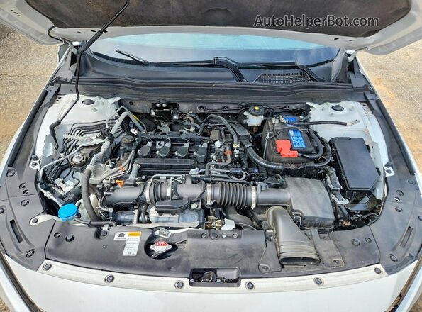 1HGCV1F3XMA082763 2021 HONDA ACCORD White Rear interior view