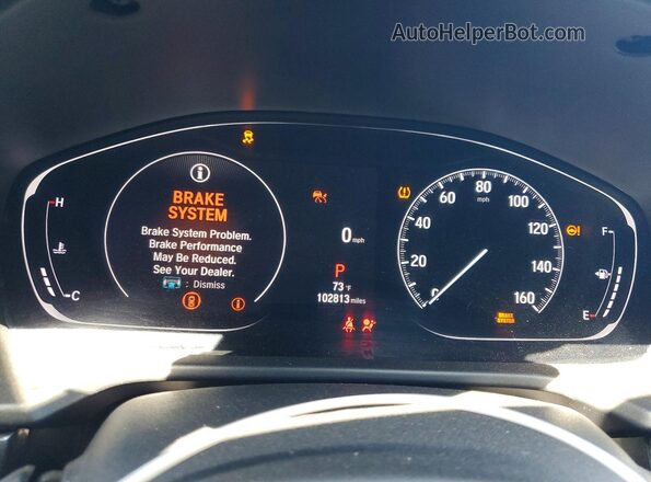 1HGCV1F3XMA084108 2021 HONDA ACCORD Black Instrument cluster view