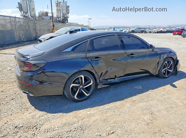 1HGCV1F3XMA084108 2021 HONDA ACCORD Black Rear right