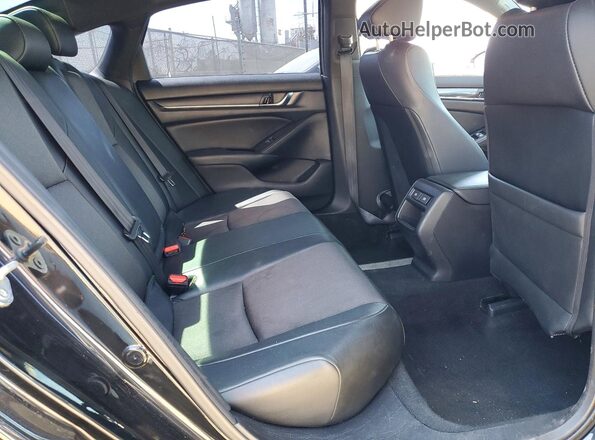 1HGCV1F3XMA084108 2021 HONDA ACCORD Black Rear seats view