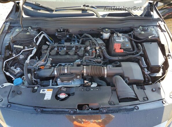 1HGCV1F3XMA084108 2021 HONDA ACCORD Black Rear interior view