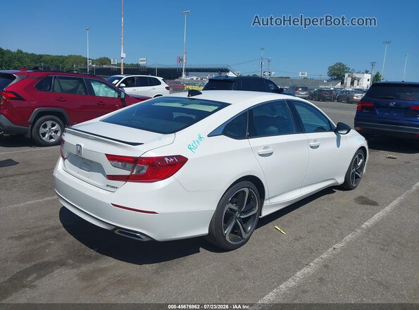 1HGCV1F3XMA095951 2021 HONDA ACCORD White Rear right