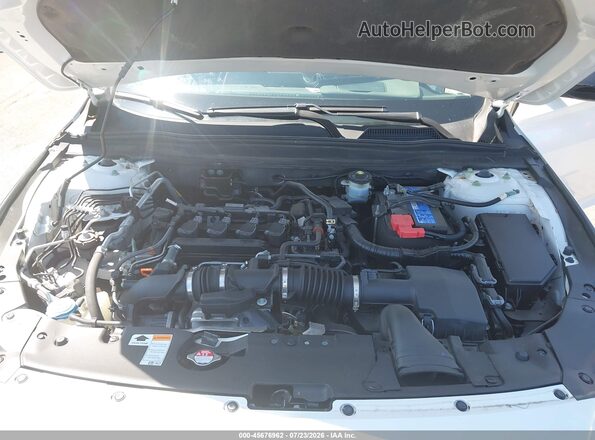 1HGCV1F3XMA095951 2021 HONDA ACCORD White Rear view