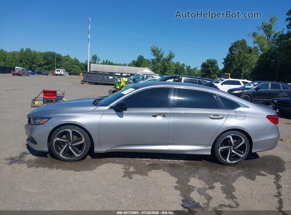 1HGCV1F3XMA106687 2021 HONDA ACCORD Серебряный Панорамный вид салона 360°