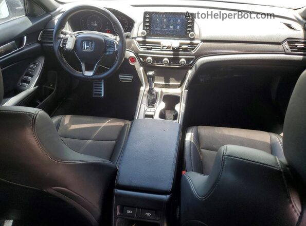 1HGCV1F3XNA006204 2022 HONDA ACCORD Бирюзовый Вид панели приборов