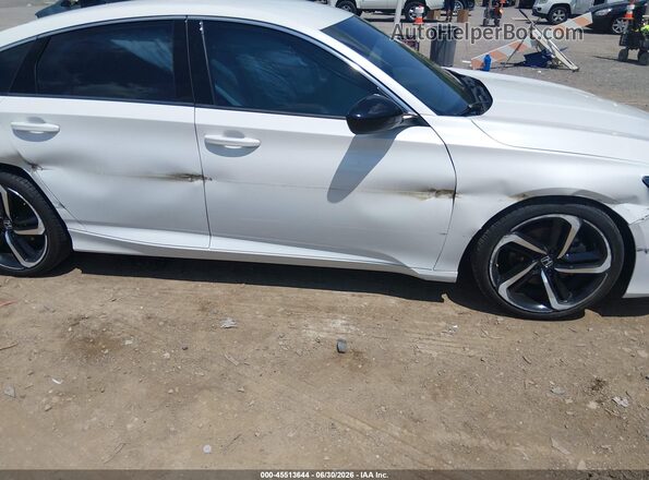1HGCV1F3XNA008468 2022 HONDA ACCORD White Դիմացի տեսք