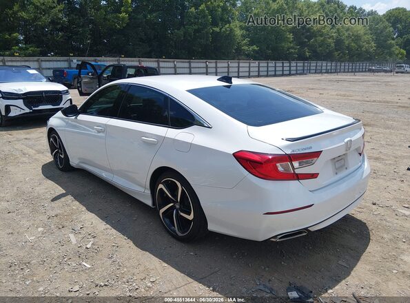 1HGCV1F3XNA008468 2022 HONDA ACCORD White Հետևի ձախ