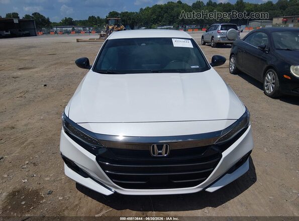 1HGCV1F3XNA008468 2022 HONDA ACCORD White Սարքավորումների վահանակի տեսք