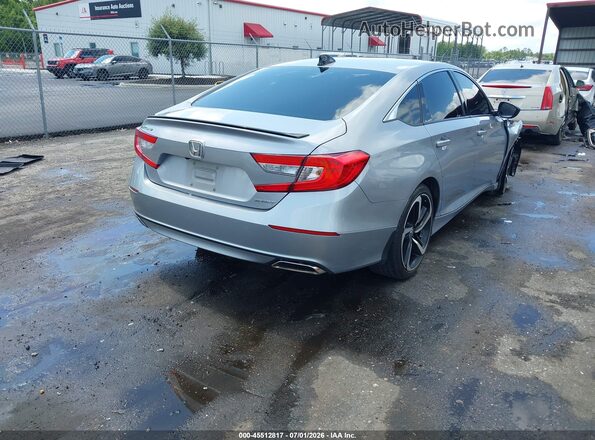 1HGCV1F3XNA026551 2022 HONDA ACCORD Silver Задня права чверть
