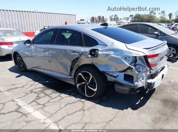 1HGCV1F3XNA031815 2022 HONDA ACCORD Silver Задня ліва чверть