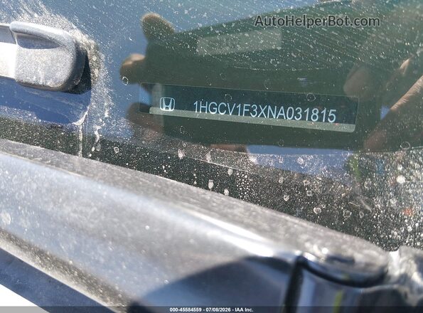 1HGCV1F3XNA031815 2022 HONDA ACCORD Silver Вид підкапотного простору