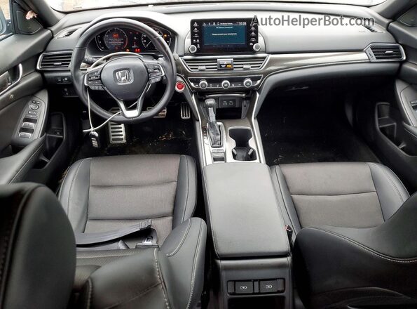 1HGCV1F3XNA065396 2022 HONDA ACCORD Blue Vista del salpicadero