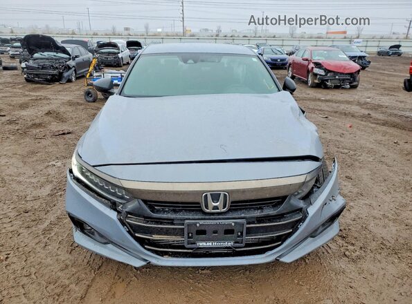 1HGCV1F3XNA065396 2022 HONDA ACCORD Blue Vista frontal