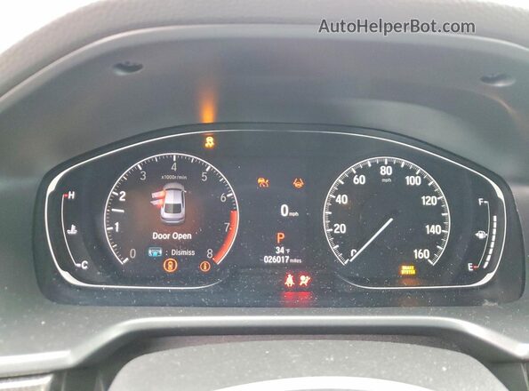 1HGCV1F3XNA065396 2022 HONDA ACCORD Blue Vista del cuadro de instrumentos