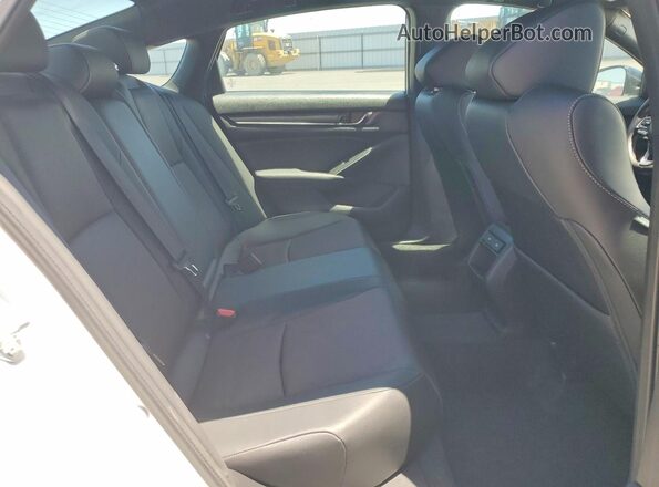 1HGCV1F3XNA075636 2022 HONDA ACCORD White Rear seats view