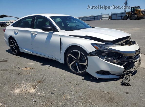 1HGCV1F3XNA075636 2022 HONDA ACCORD White Front right