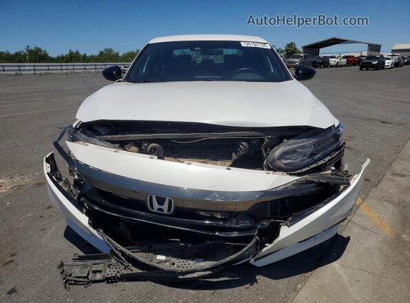 1HGCV1F3XNA075636 2022 HONDA ACCORD White Front view