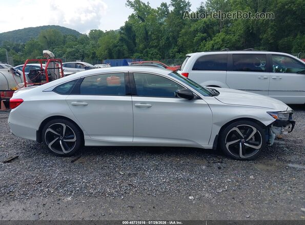 1HGCV1F3XNA119327 2022 HONDA ACCORD White უკანა სალონის ხედი