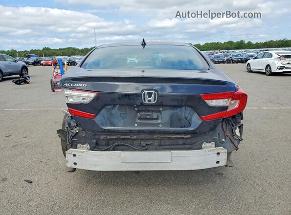 1HGCV1F40JA019918 2018 HONDA ACCORD Black Հետևի տեսք