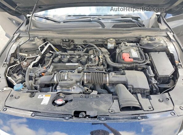 1HGCV1F40JA019918 2018 HONDA ACCORD Black Սալոնի հետևի տեսք