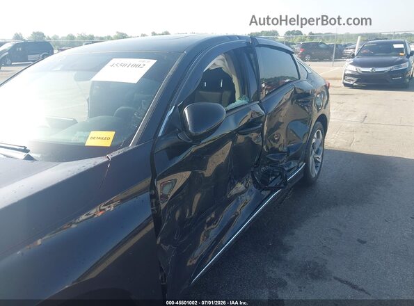1HGCV1F40KA148727 2019 HONDA ACCORD Black Vista frontal