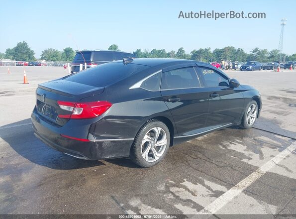 1HGCV1F40KA148727 2019 HONDA ACCORD Black Trasero derecho