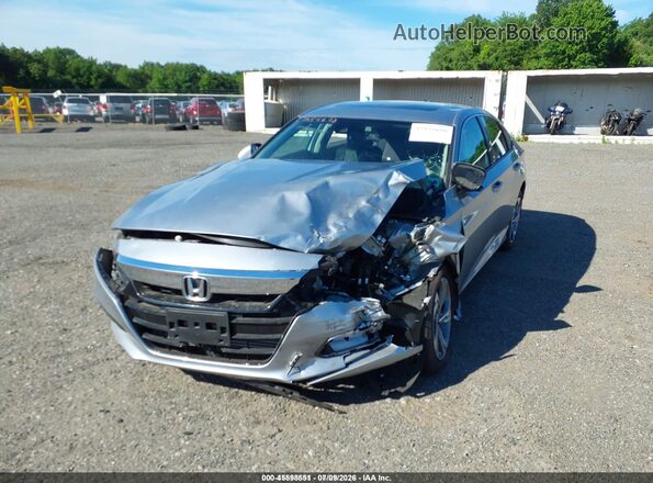 1HGCV1F40KA175118 2019 HONDA ACCORD Silver Front view
