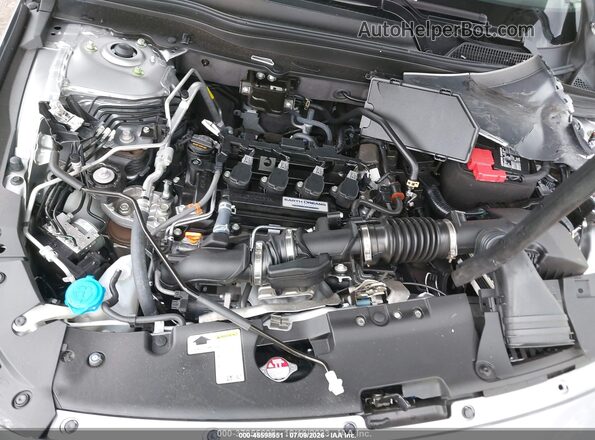 1HGCV1F40KA175118 2019 HONDA ACCORD Silver Rear view