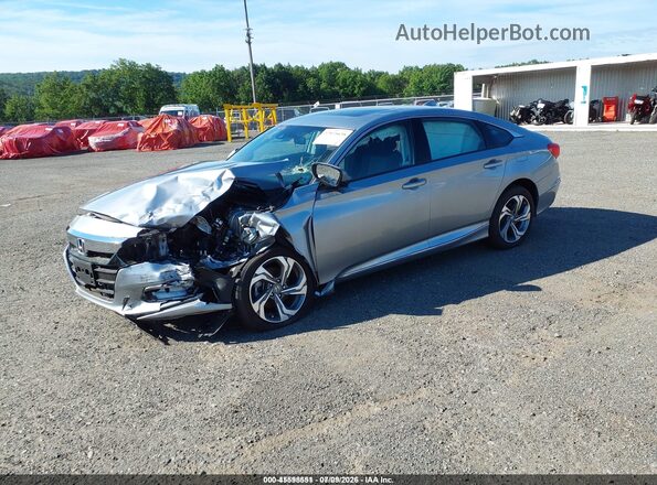 1HGCV1F40KA175118 2019 HONDA ACCORD Silver Front left