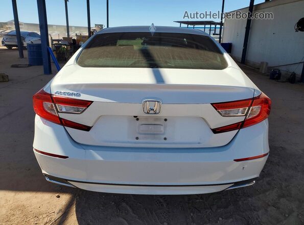 1HGCV1F40LA015936 2020 HONDA ACCORD White Вид ззаду