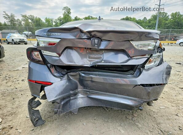 1HGCV1F40LA137910 2020 HONDA ACCORD Gray უკანა ხედი