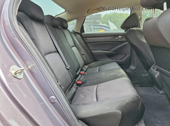 1HGCV1F40LA137910 2020 HONDA ACCORD Gray უკანა სავარძლების ხედი